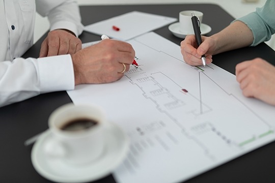 Wertstromanalyse: Wertstrom-Diagramm einer Produktion